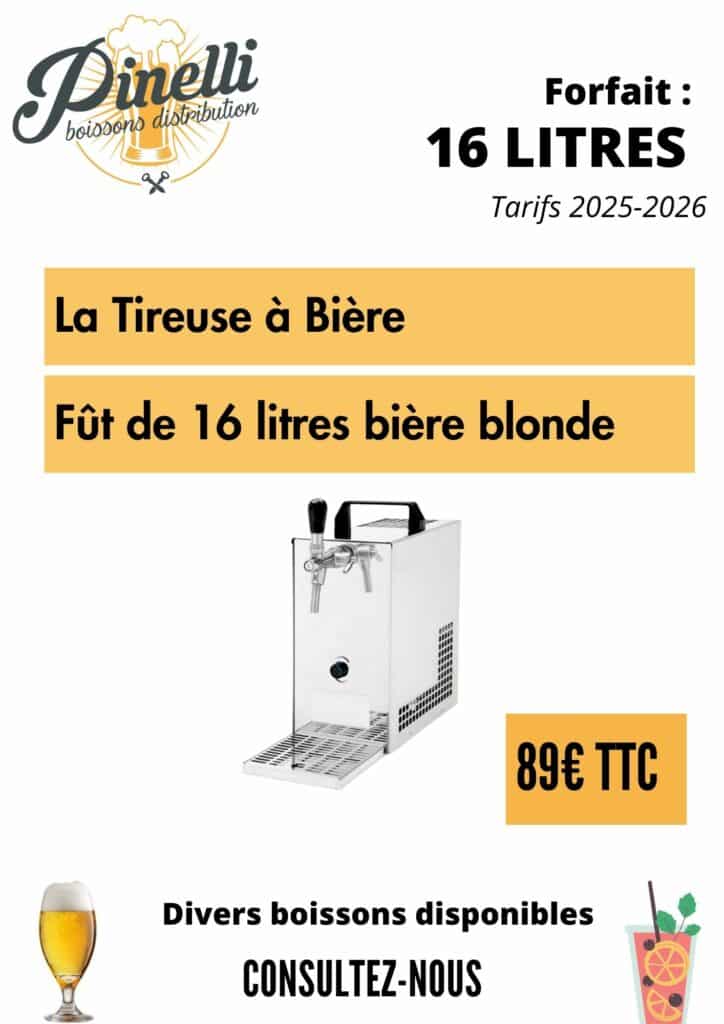 location tireuse à bière ariege